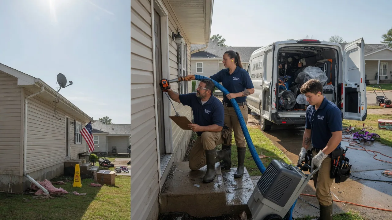 Ceiling Water Damage Restoration in Fort Littleton, PA near me